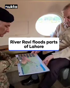 PM Shehbaz Sharif, joined by CM Punjab Maryam Nawaz, visited flood-hit areas on Thursday as water from the swelling Ravi River entered parts of Lahore. Officials warn of an 'exceptionally high' flood risk. Settlements near the river are on high alert after flows hit 155,000 cusecs, with levels expected to reach 200,000 cusecs by night. Rescue teams are active in Shafiqabad. #nukta #nuktapakistan #raviriver #floods #punjab #pmshehbaz #whattowatch