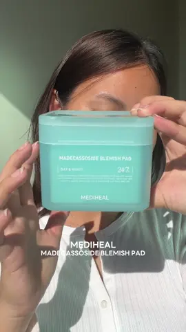 โทนเนอร์แพดสี่เหลี่ยม for glass skin 🩵✨  #มาเดคาสโซไซด์ #mediheal #เมดิฮีล #Kbeauty #tonerpad 