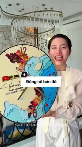 Trả lời @Thảo Nguyễn53887 Đồng hồ bản đồ Đất nước vươn mình vào kỷ nguyên mới #donghotreotuong#donghodep#donghobandovietnam#ngocngannga#nnndonghobandovietnam