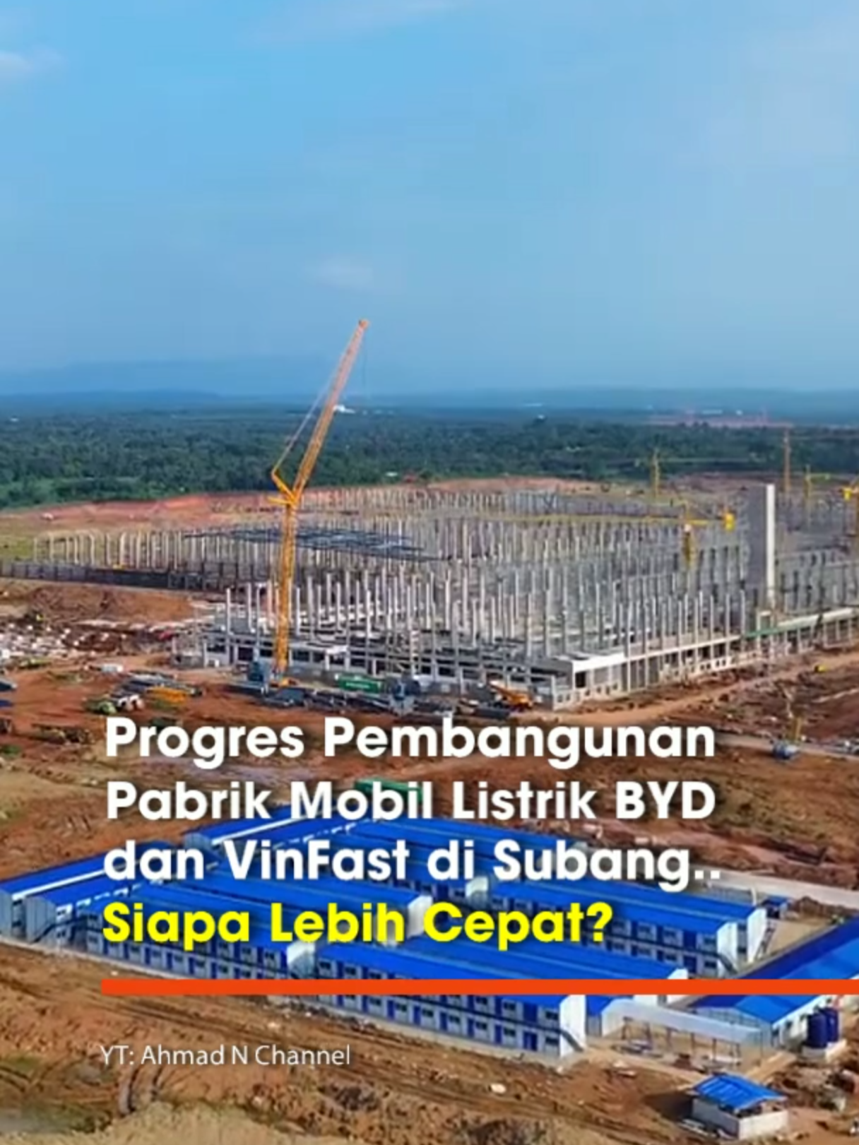 Progres pembangunan pabrik mobil listrik BYD dan VinFast di Subang.. Siapa lebih cepat? #fyp #untukmu #pabrikmobillistrik #mobillistrik #byd #vinfast #subang