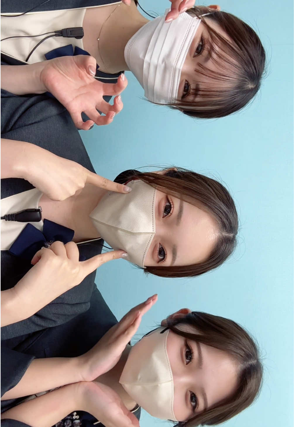 可愛い音源あったから、3人で撮ってみた🐈‍⬛🖤🖤 #湘南美容クリニック #大田区 #蒲田 #美容 #バズりたい #カウンセラー #コンシェルジュ #美容カウンセラーの日常 