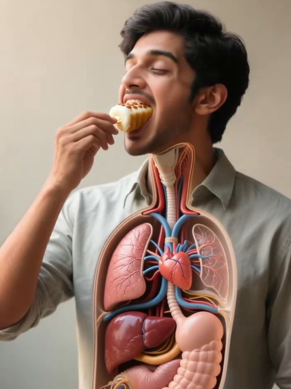 What happens when You eat Ice Kulfi 😱😱😱😱😱 #3d #anatomy #viral #kulfi #sideeffects 