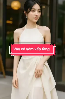 Nhìn thôi cũng đủ muốn đặt ngay… Váy cổ yếm hở lưng **tinh tế**, dáng dài xếp tầng, tạo hiệu ứng bồng bềnh. Chất liệu voan cao cấp mềm mại, thoải mái khi mặc cả ngày, thắt eo duyên dáng, **tôn vóc dáng tự nhiên**. #VayDuTiec #OOTD2025 #HotTrendTikTok #TikTokFashion #hanie0268 