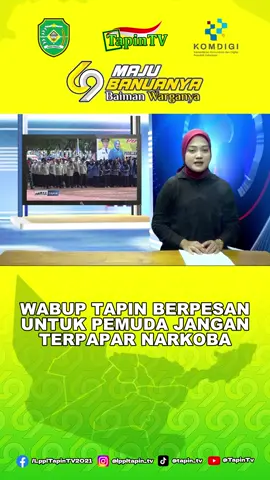 WAKIL BUPATI TAPIN MENEKANKAN PENTINGNYA GENERASI MUDA SEBAGAI PENERUS BANGSA YANG SEHAT, CERDAS DAN BERINTEGRITAS. SEHINGGA SEUSAI UPACARA DETIK-DETIK KEMERDEKAAN RI KE 80, BELIAU BERPRESAN AGAR PARA PEMUDA DAPAT MEJAUHI DAN MENYUARAKAN BAHAYA NARKOBA KEPADA SESAMA.  #beritaviral #kalsel #beritatiktok #2025 #sarabatapin 