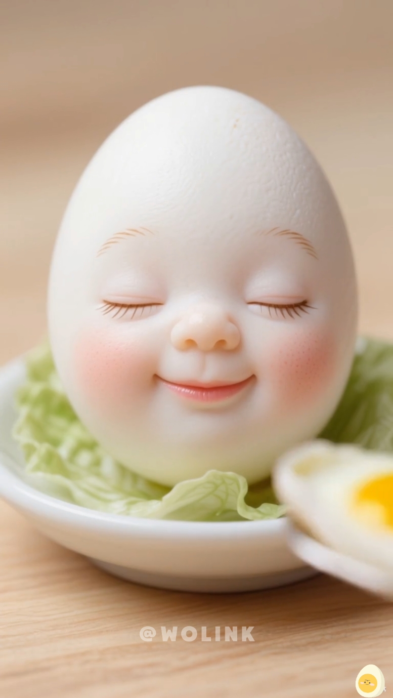 egg face 🥚  #Realisticegg #KawaiiFood #FruitASMR #EssenMitSound #TinyEaters #MiniFood #ai  #wolink #viralvideo #foryou #ai #fyp #aiart #egg #cuteegg #eggface #baby #babyai 