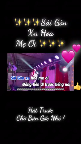 ✨Sài Gòn Xa Hoa Mẹ Ơi ! Đồng Tiền Đi Truớc Tiếng Nói ✨
