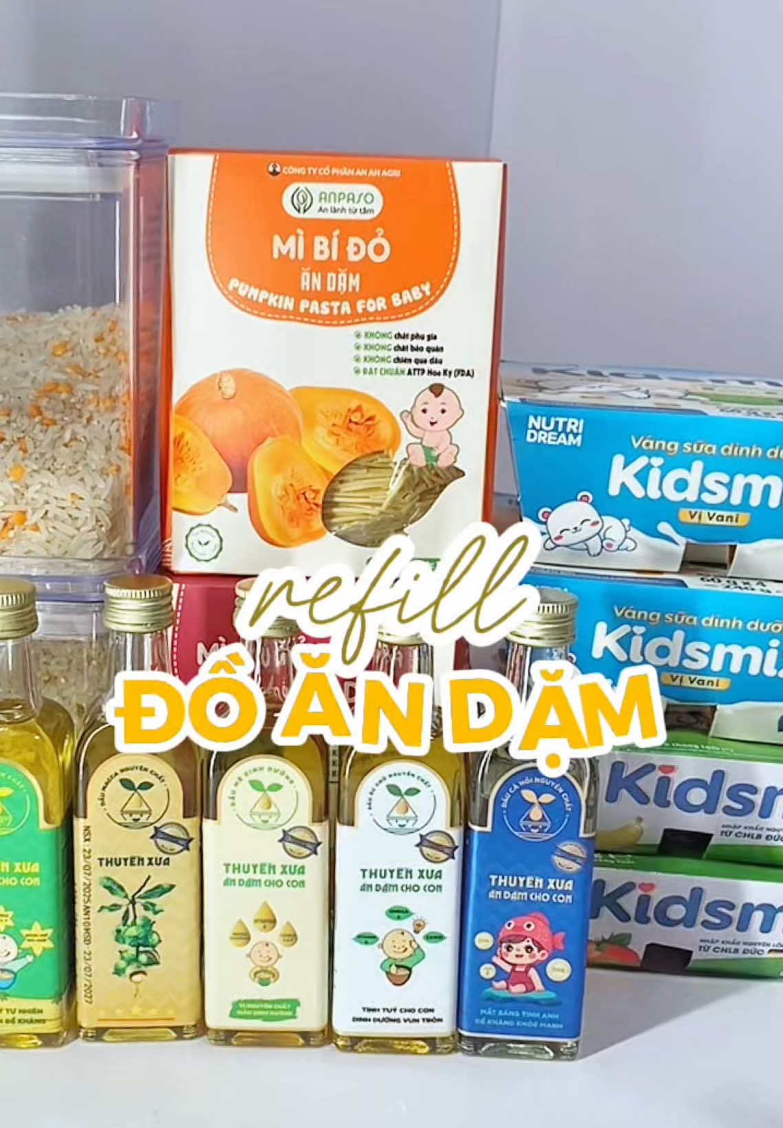 em bé ăn dặm, tui chửn bị tinh thần gòi 🫣 #andam #suachuaphomai #kidsmix #vangsuakidsmix #xuhuong 