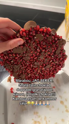 Kan alla tagga @Marabou🙏🏻💞💞 #marabou #sweetlikemarabou #granatäpple #choklad #fördig  