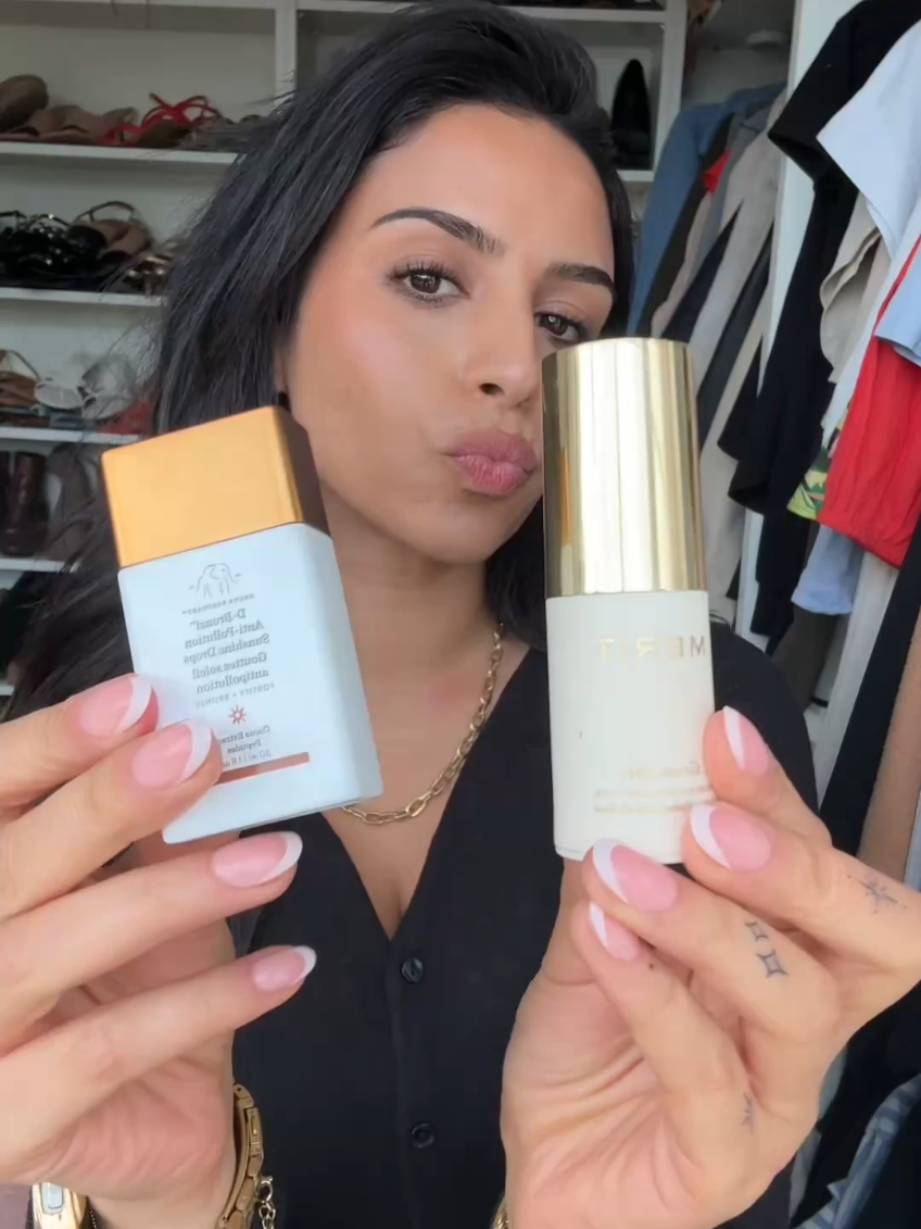 Current obsession @MERIT Beauty  @Drunk Elephant  #bronzingdrops #meritbeauty #skincare #healthyskin #skinglow 