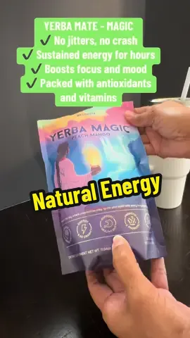 #yerba Magic is for people like you — who want to stay sharp, energized, and in control, without relying on artificial energy drinks or endless cups of coffee.  #health #wellness #tired 