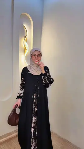 kasih nuansa baru dengan gamis abaya cantik 😍 #fyppppppppppppppppppppppp #outfitdaily #gamis 