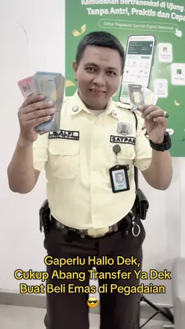 sini dek kita beli emas di pegadaian aja😎 . . . . #hallodek #jambi #gold #emas #pegadaian 