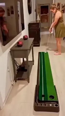 ✨Thank you 😌 | Grace |for review on golf putting mat. ⭐ ⭐ ⭐ I have always been a terrible putter. This thing has made my putting do a complete 180. Buy this. Do the drill where you have to make 2 putts from each foot mark and you will immediately improve. There is a line that you roll the ball down, and it makes a huge impact on helping you see how to roll the ball to the target. Your brain will immediately hone in on the task. Seriously. You suck at putting. This makes you not suck. It makes you a good putter. Especially, in the scoring range putts inside 10ft. . . . Follow and DM @layla_skye.10 to get free product and gifts 🎁🤗😌 . . . . #xmark #xmarkinfluencer #florida #washington #asmr        