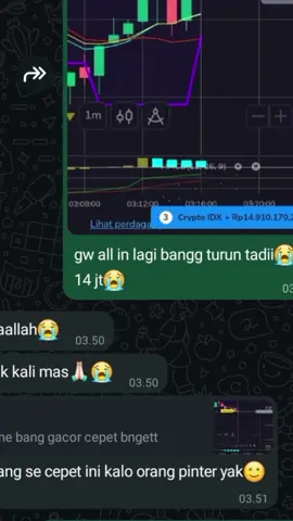 yaallahh senngnyaa seorang trader kek gini yaa liat orngg lain senng aja udahh nyentuh hati bngettt 😇 gunain dengn baik ya bangg #jointradingdm #jokitrading #CuanTrader #Jokiamanah 