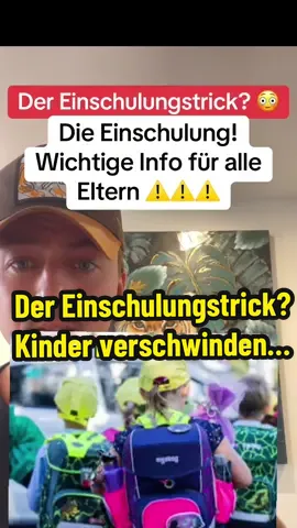 Die Einschulung! Wichtige Info für alle Eltern ⚠️⚠️⚠️ #einschulung #schule #elterntipps #kevinyanik #fürdichseite 
