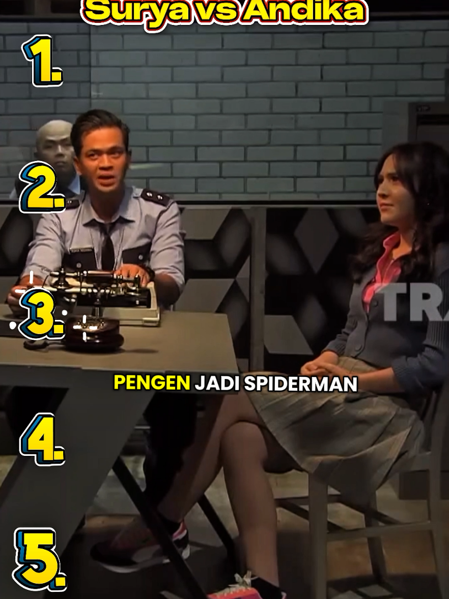 Top 5 Adu Gombal Surya vs Lord Andika #fypage 