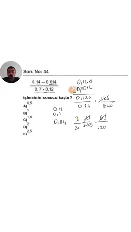 kpss önlisans 2024 matematik çıkmış soru çözümleri 34. soru#dgs #kpss #matematik #yks 