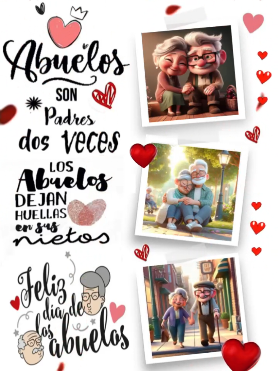 Feliz día de los Abuelos 💕 #diadelosabuelos #plantilla #CapCut #felizdiadelosabuelos #diadelosabuelos 
