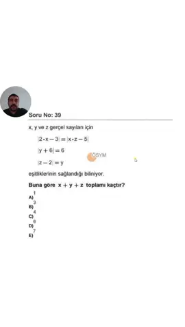 kpss önlisans 2024 matematik çıkmış soru çözümleri 39. soru#matematik #kpss #ales #dgs #ayt 