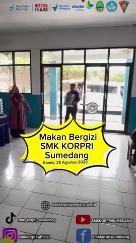 makan bergizi SMK KORPRI SUMEDANG. 28.AGUST.2025. #makanbergizigratis #MBG #infographic #smkkorprisumedang 