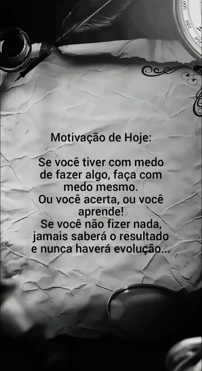 O medo faz parte, seguir enfrente também 