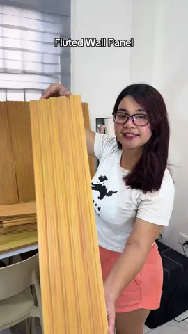 Fluted wall panel #wallpanel #flutedwallpanel #pvcpanel #woodwallpanel #tvbackground 