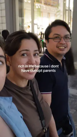 my parents make sure im well traveled just to show me how big the world is 🥹 ++ it’s their hard earned money!!!!!  I just had to because finally we’re talking about this!!!!! Corruption is just so normalized in this country it hurts so much #parents #grateful #corrupt #anticorruption #rich #travel 