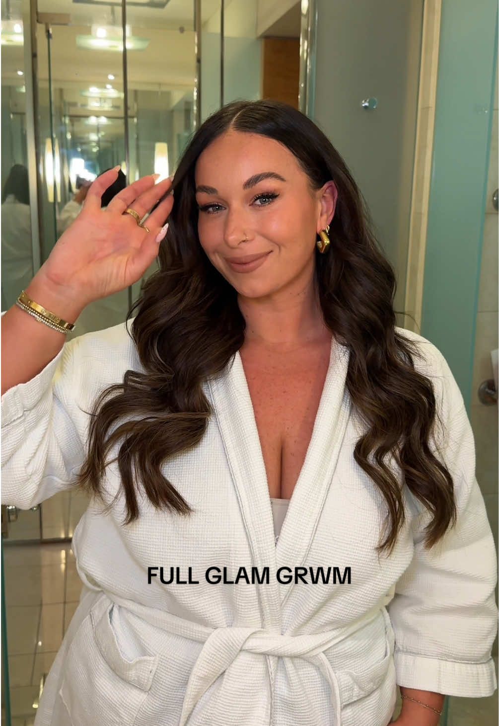 I don’t do full glam often but when I do I eat it upppppp! 💄 - - - #grwm #fullglam #makeuptransformation #grwmmakeup #MakeupRoutine 