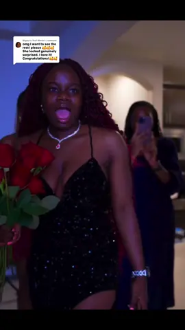 Replying to @Toni Marie  What a beautiful surprise proposal! Reposted from Bride to be @funsized_duke  Here’s a little backstory - August 9, 2025, I thought I’d surprise my friend on her birthday. I jumped in screaming ‘SURPRISE!’ Turns out I was the surprised one 😂😂😭😭😭 #SuccessFullyTheBiijeis #MorAde’25 _______ Bride to be: @funsized_duke  #nigerianweddingsinamerica #ido #nigerianwedding         
