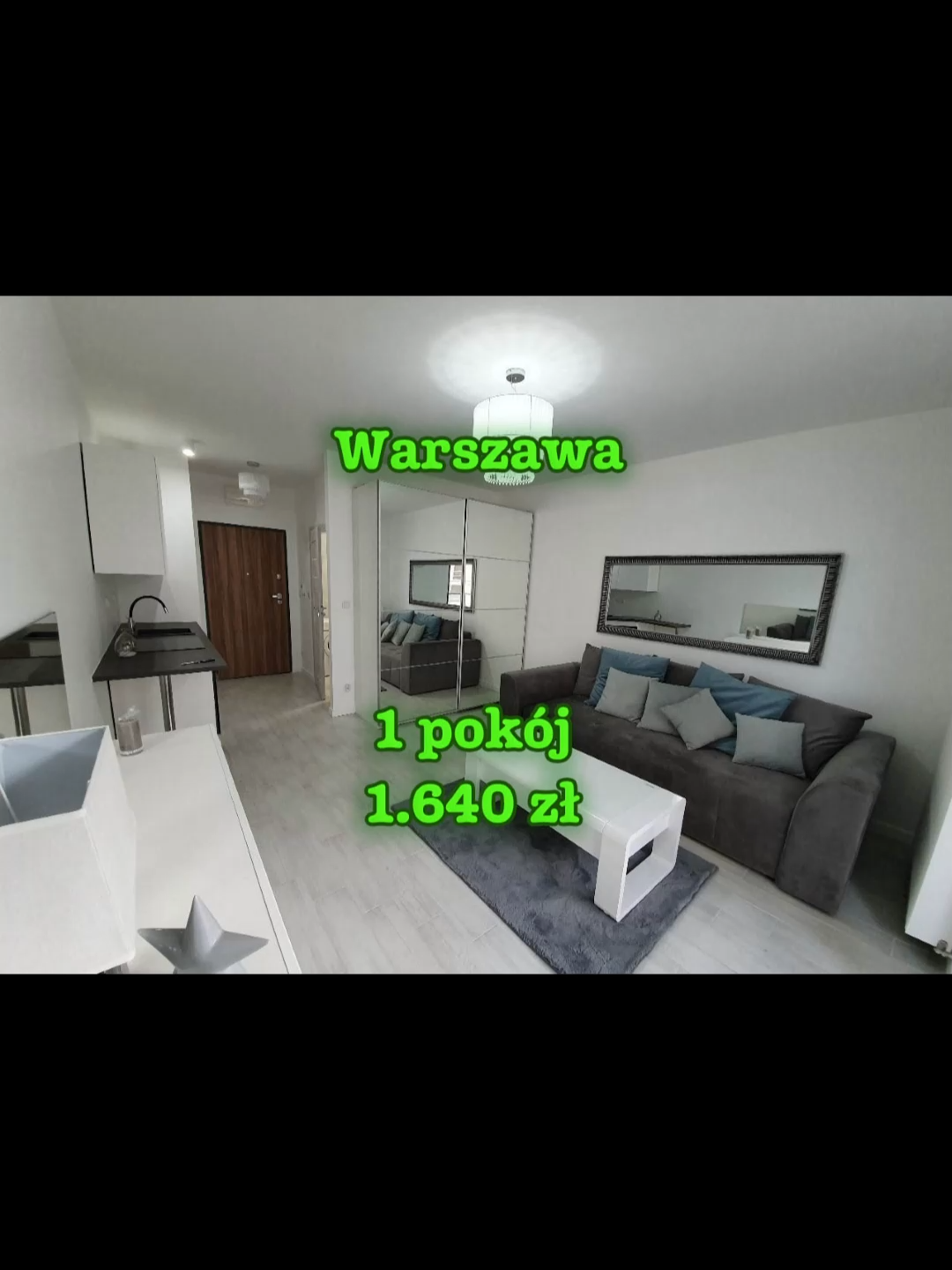 🛌 Pokoje / Кімнат – 1; 📐 Powierzchnia / Площа – 24 м²; 🔢 Piętro / Поверх – 3/13; 💰 Cena / Ціна – 1.640 zł/miesiąc; 👍 Prowizja agencji / Комісія агенції 50%; 🔎 Szczegóły w Telegramie / Усі подробиці у Telegram Nowe, wysokiej jakości mieszkanie w bezpośrednim sąsiedztwie centrum Warszawy, w okolicy z dobrą komunikacją, około 2 km od centrum Warszawy, autobusy, tramwaje, blisko metra, w pobliżu 2 parków, sklepów, restauracji, parków. Salon z aneksem kuchennym, piekarnikiem, lodówką, łazienka, duży balkon. Dostępne od zaraz. Wszystko nowe, nieużywane. Mieszkanie znajduje się na zamkniętym osiedlu z ochroną. Miejsce parkingowe dostępne za dodatkową opłatą. Нова, високоякісна квартира в безпосередній близькості від центру міста, в районі з гарною транспортною розв'язкою, приблизно за 2 км від центру Варшави, автобуси, трамваї, недалеко від метро, ​​поряд з 2 парками, магазинами, ресторанами, парками. Вітальня з міні-кухнею, духовкою, холодильником, ванною кімнатою, великим балконом. Доступно негайно. Все нове, невикористане. Квартира розташована в селищі з охороною. Місце для паркування надається за додаткову плату. #квартираваршава #mieszkaniewarszawa #риелторваршава #варшава #орендапольща #tiktokpoland #орендаваршава #арендаваршава