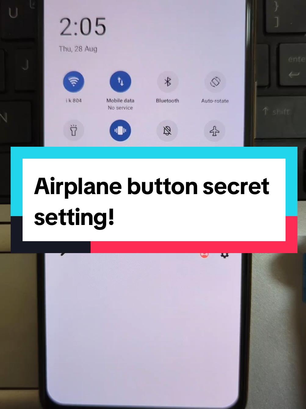 Airplane button secret setting! #android #settings #airplanemode #tipsandtricks #LearnOnTikTok 