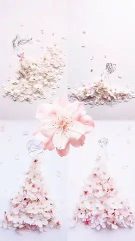 🌸 “Flowers aren’t just in gardens, they’re in fashion.” #flowertrend #myvideoviral #creatorsearchinsights2025 #myvideoviral #illustration 