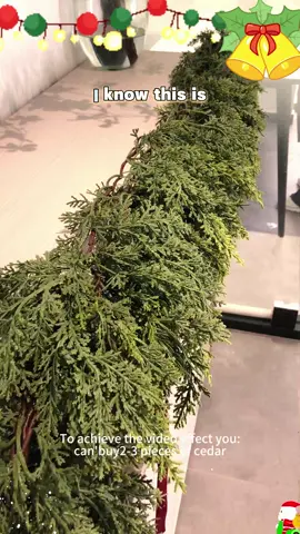 Lush Artificial Cedar Garland 72