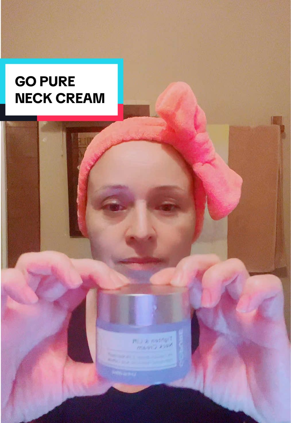 Don’t let your neck give away your age! 👀 Try this neck cream today on #tiktokshop @Gopure #Neckcream 