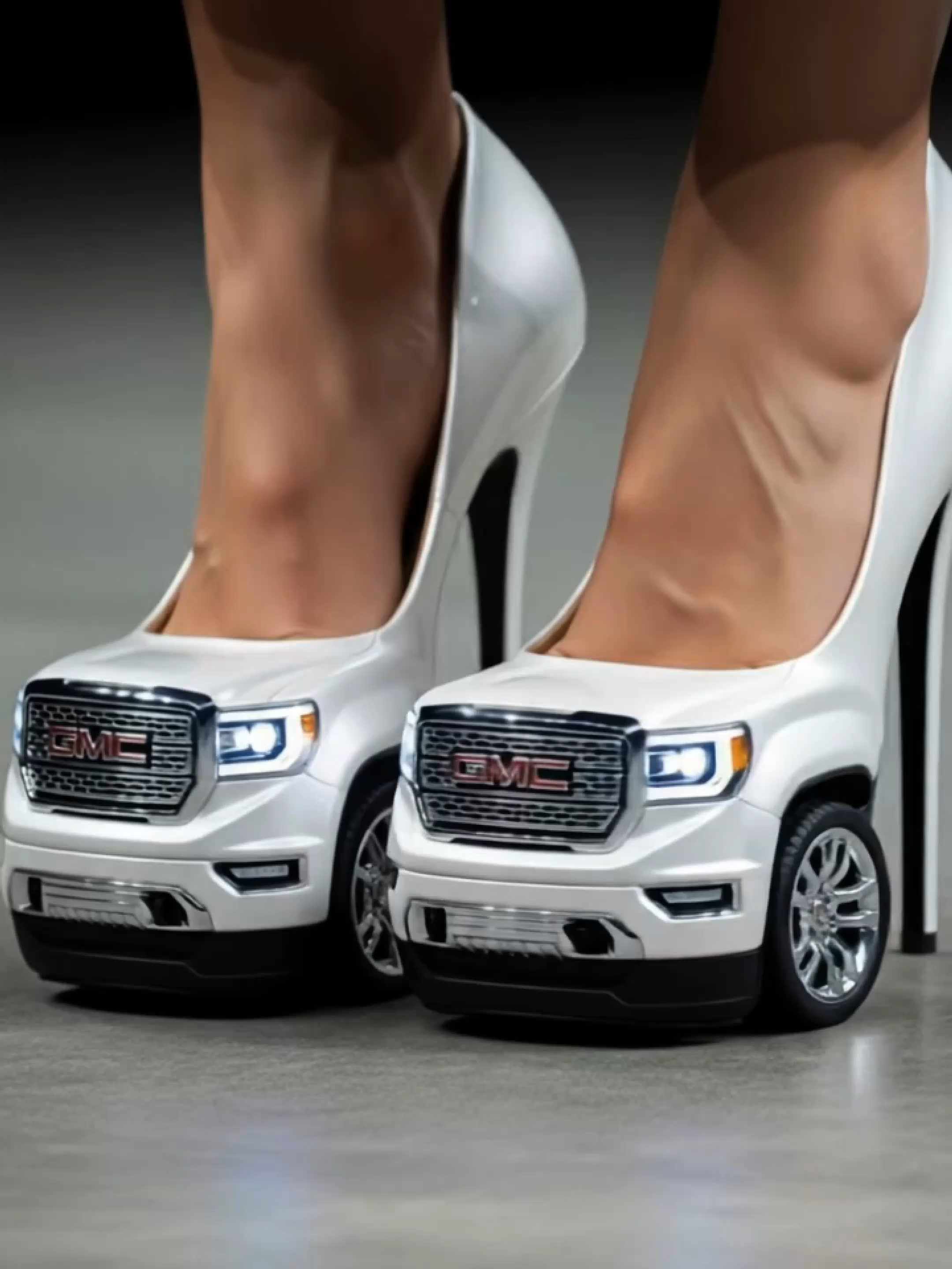 Add Automotive Power to Your Outfit with GMC Sierra Heels 👠👠