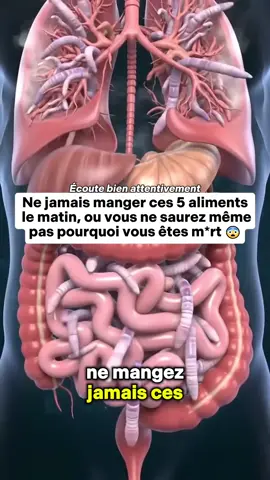 Ne jamais manger ces 5 aliments le matin, ou vous ne saurez même pas pourquoi vous êtes m*rt ⚠️ #fyp #santé #shilajit #nourriture #france 