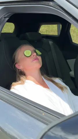 Massage seats? On. World? Off. Treat yourself to an all-electric Ford Explorer spa day. #Ford #ElectricVehicle #FordExplorer #EV