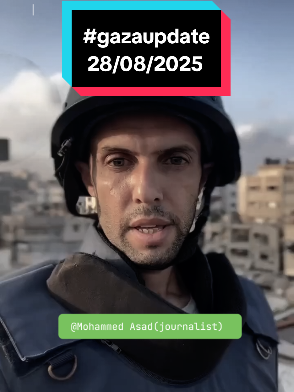 Situasi Gaza Terkini: 28/08/2025 🔴 Jurnalis Mohammed Asad mengeluarkan seruan mendesak: Ini adalah panggilan terakhir bagi jurnalis internasional untuk menekan pemerintah mereka dan datang ke Gaza. 🔴 Video mendokumentasikan pasukan pendudukan Israel menembakkan bom pembakar dan asap di lingkungan Abu Iskandar di Gaza utara, memicu kebakaran di beberapa rumah. @Qudsnen @Gazaupdate  #gaza #journalist #freegaza #freepalestine #freepalestine🇵🇸❤️ 