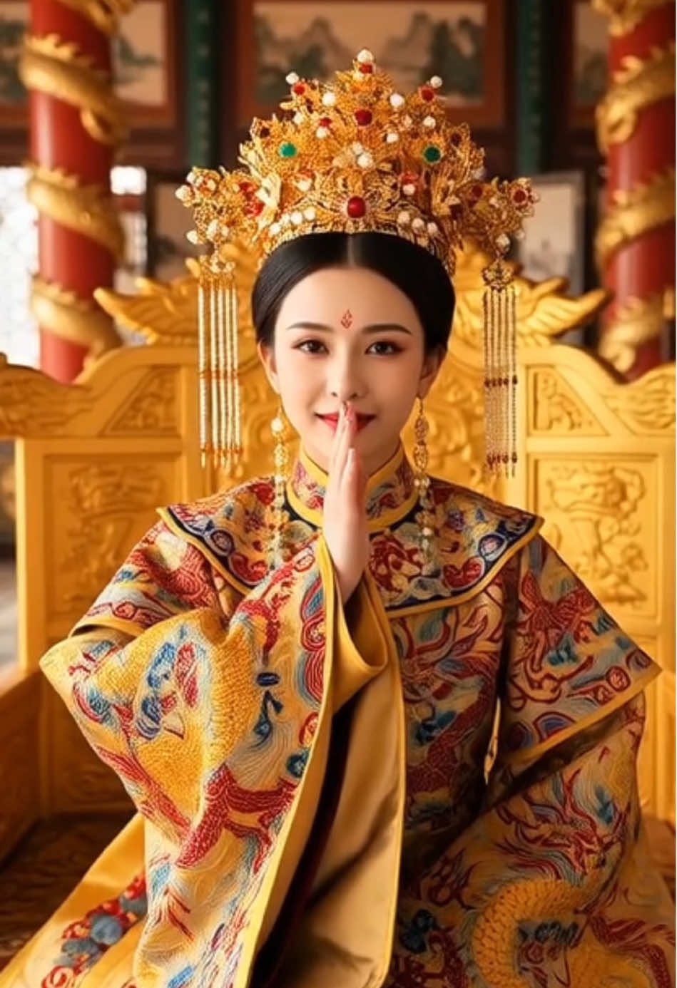 Vẻ đẹp ấy quá đỗi lộng lẫy, như thể còn vương lại ánh hào quang từ kiếp nữ hoàng uy nghiêm. #gaixinh #xinh #gaixinhtiktok #fyp #foryou
