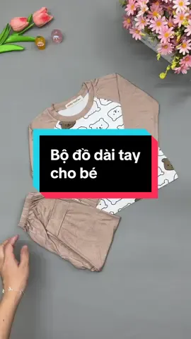Bộ đồ dài tay thun lạnh cho bé #binkids #bododaitay #bodothunlanhdaitaychobe #mevabe #quanaotreem 