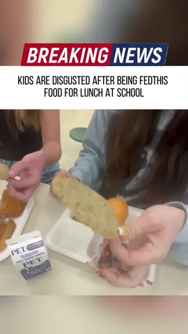 Kids are disgusted after being fed this food for lunch at school #foryou #news #greenscreen 