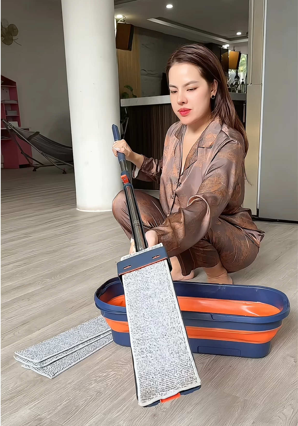 Bộ lau nhà kèm xô #nguyettrendy #bolaunha #bolaunhathongminh 