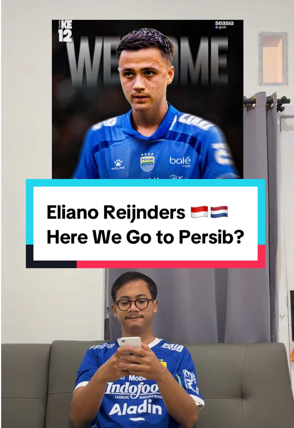 Eliano Reijnders ke Persib ini beneran udah Official gitu? KACAU🤣🤣🤣 #persib #persibbandung #bobotoh #brisuperleague #elianoreijnders 