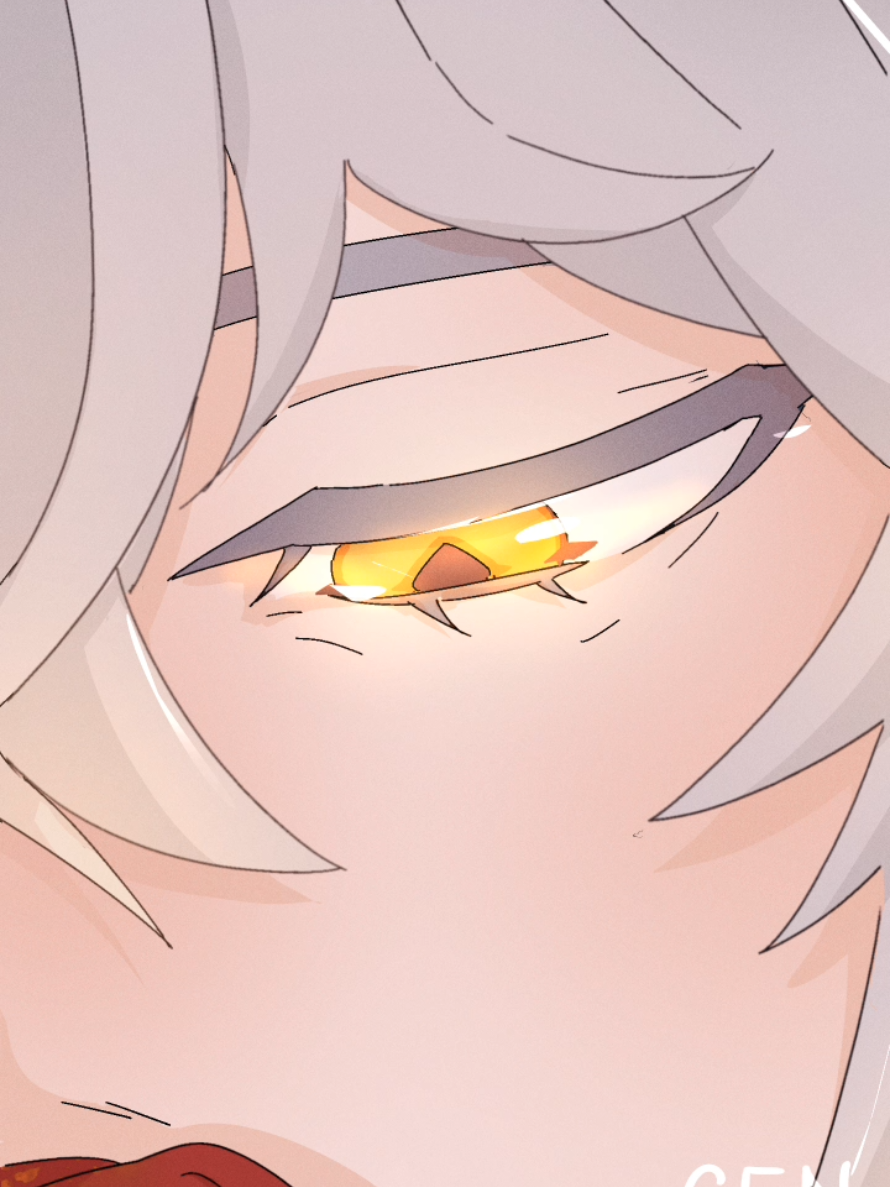 funfact someone pointed out that since it's mydei's it would be gold not red AND THEY'RE RIGHT I forgor... #phaidei #phainon #phainonhsr #hsr #animation #HonkaiStarRail 