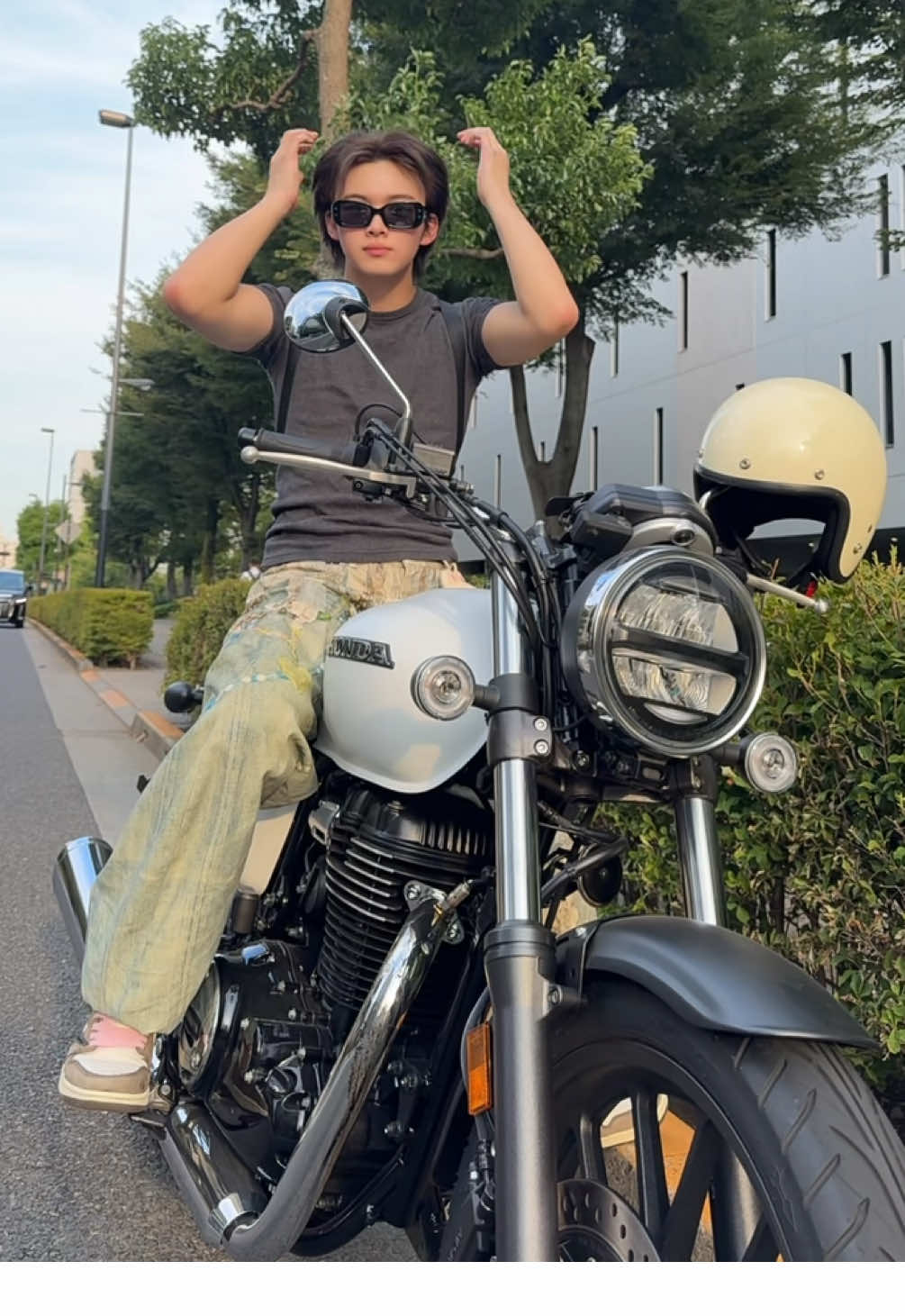あと2ヶ月で2人乗り解禁です🏍️誰乗せようかな〜#ホンダ #GB350 #初心者