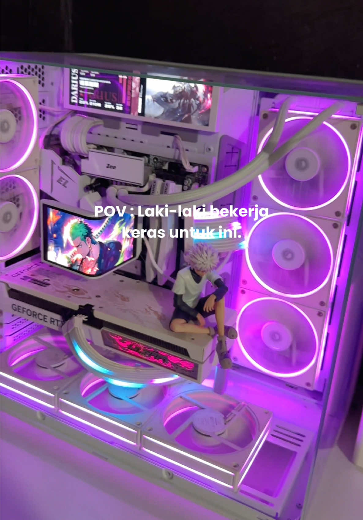 Investasi terbaik adalah membeli PC dan hobby yang menghasilkan 🙌 #setup #pcgaming #pcbuild #setupgaming 