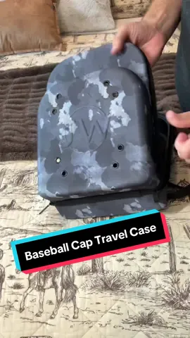 Ball cap carry case is great for traveling or storage #capcase #ballcapcase #hatcase #baseballcaptravelcase #tiktokshoplabordaysale 