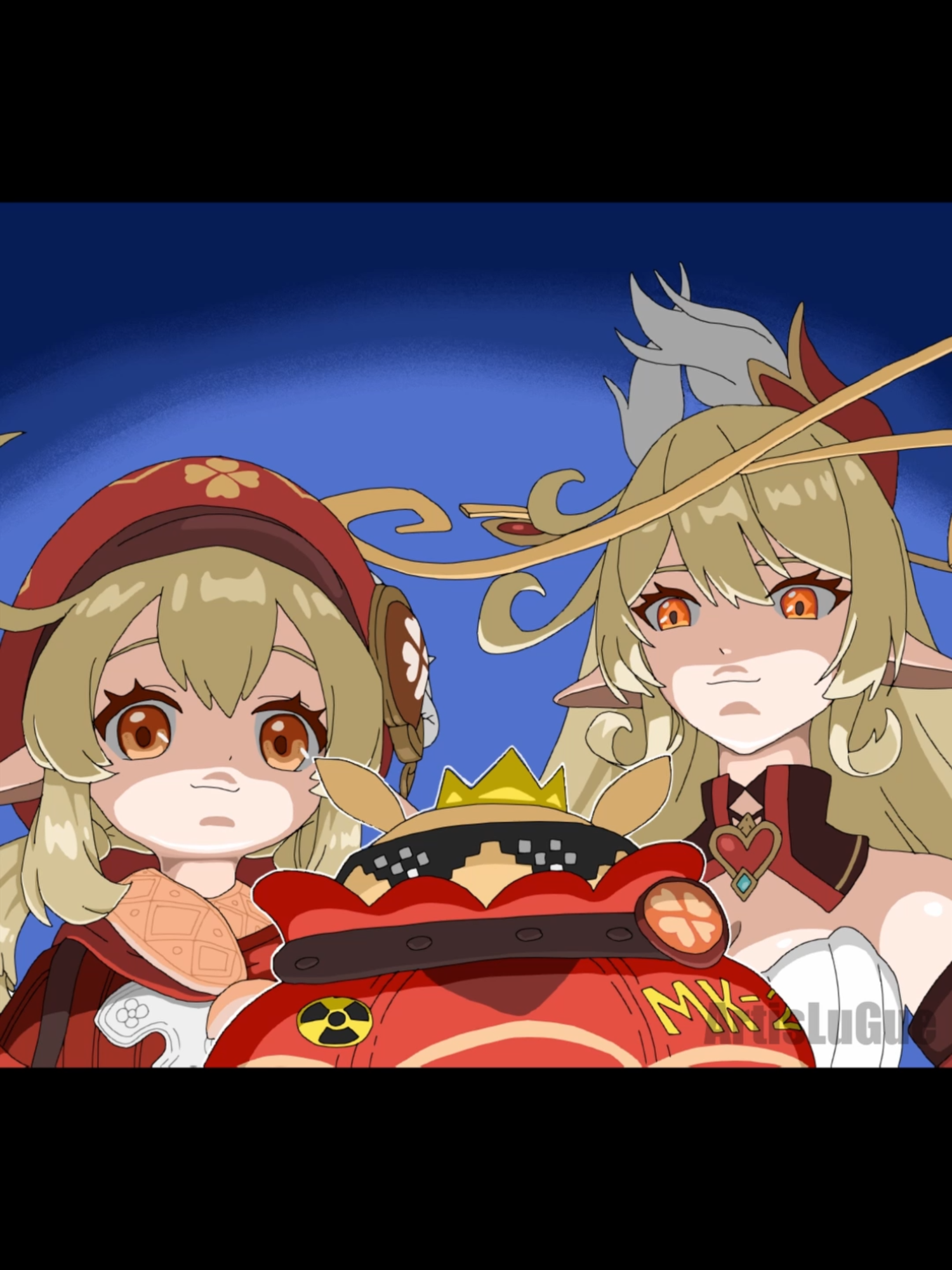 Alice and Klee no boom!!#anime #animations #fyp #GenshinImpact #alice #klee #cute #family #happy #boom #artislugue @genshinimpact_en