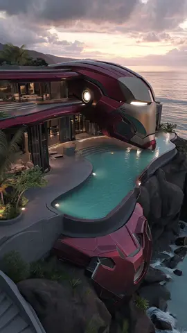 Welcome to Iron Man’s Mansion  #design #architecture #marvel #ironman #futuristic #luxury #innovation #technology #concept #ai #house 