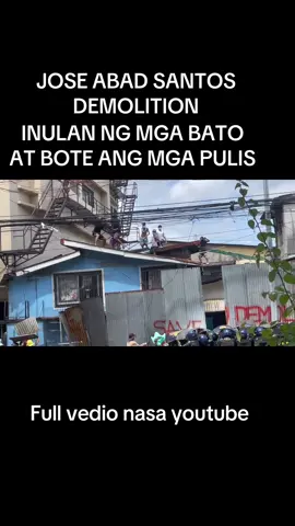 Demolition/mga pulis inulan ng mga bato at bote#yabagizvlogs 
